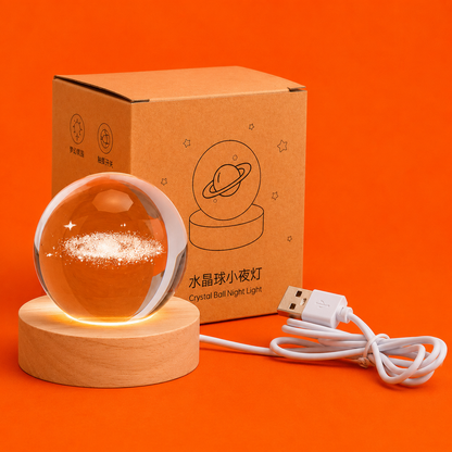 Esfera de cristal 3d