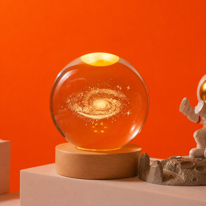Esfera de cristal 3d