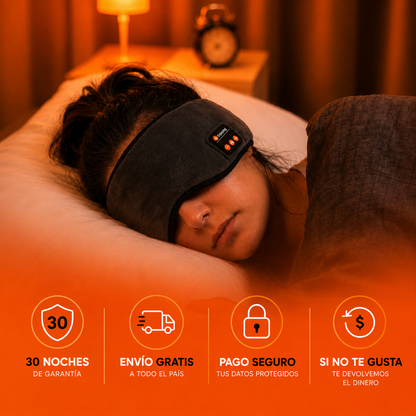 Antifaz Máscara Para Dormir Auriculares Bluetooth