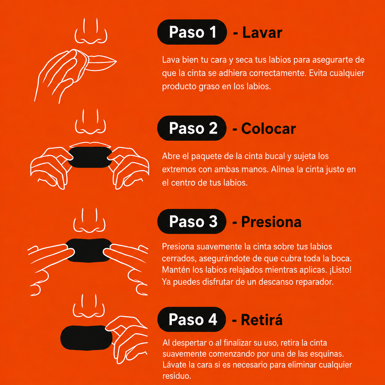 x30 Cintas Bucales