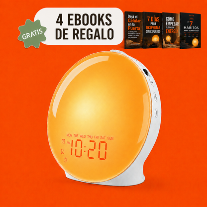 DESPERTADOR DE AMANECER + 4 EBOOKS DE REGALO