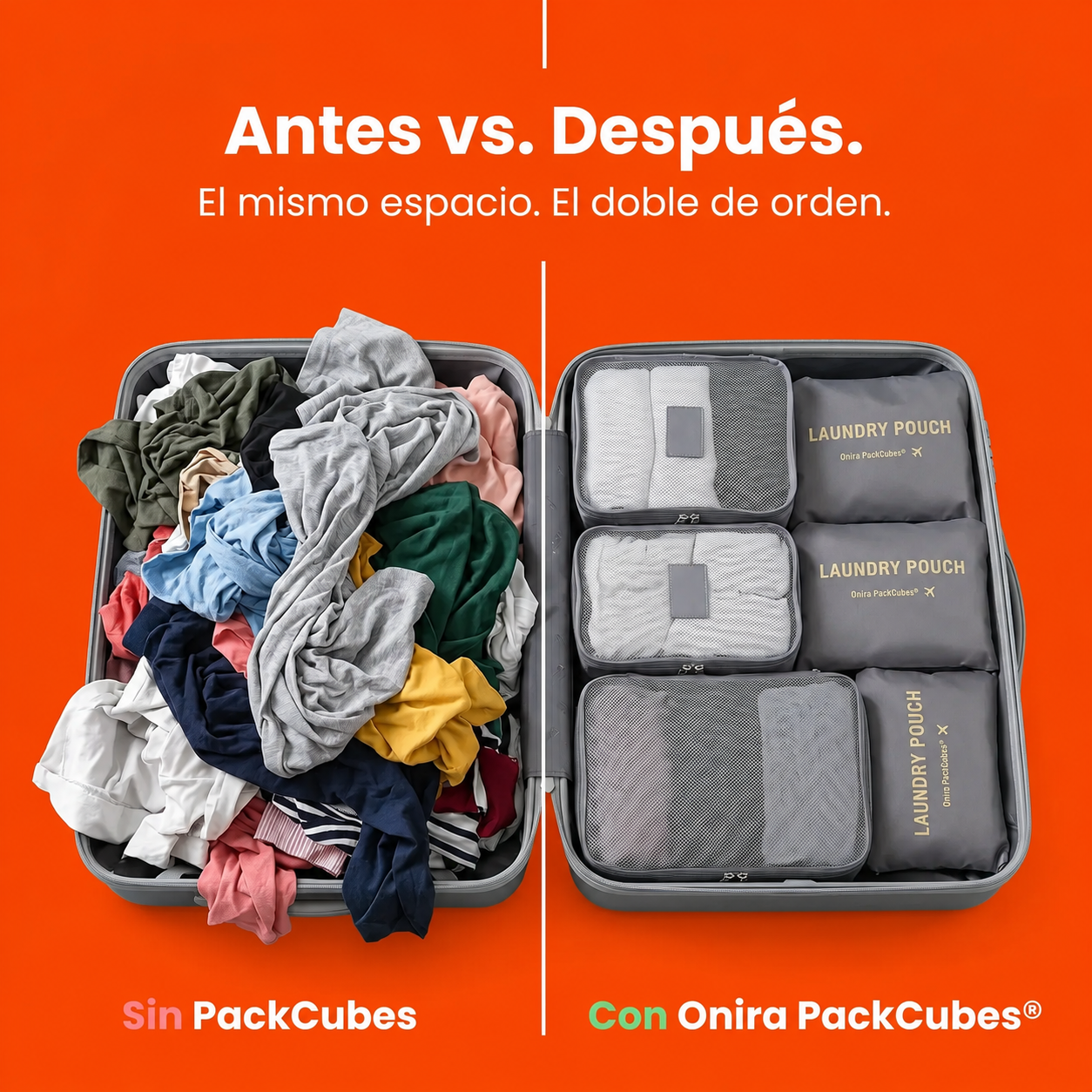 Organizadores de maleta foko packcubes®