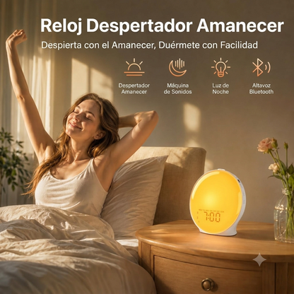 DESPERTADOR DE AMANECER + 4 EBOOKS DE REGALO