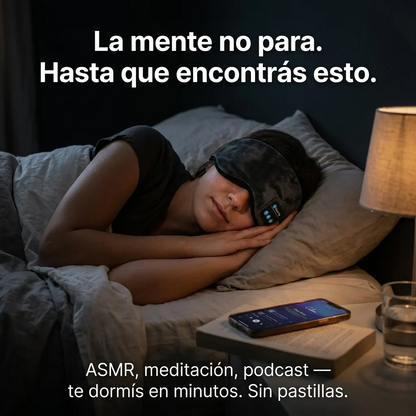 Antifaz Máscara Para Dormir Auriculares Bluetooth
