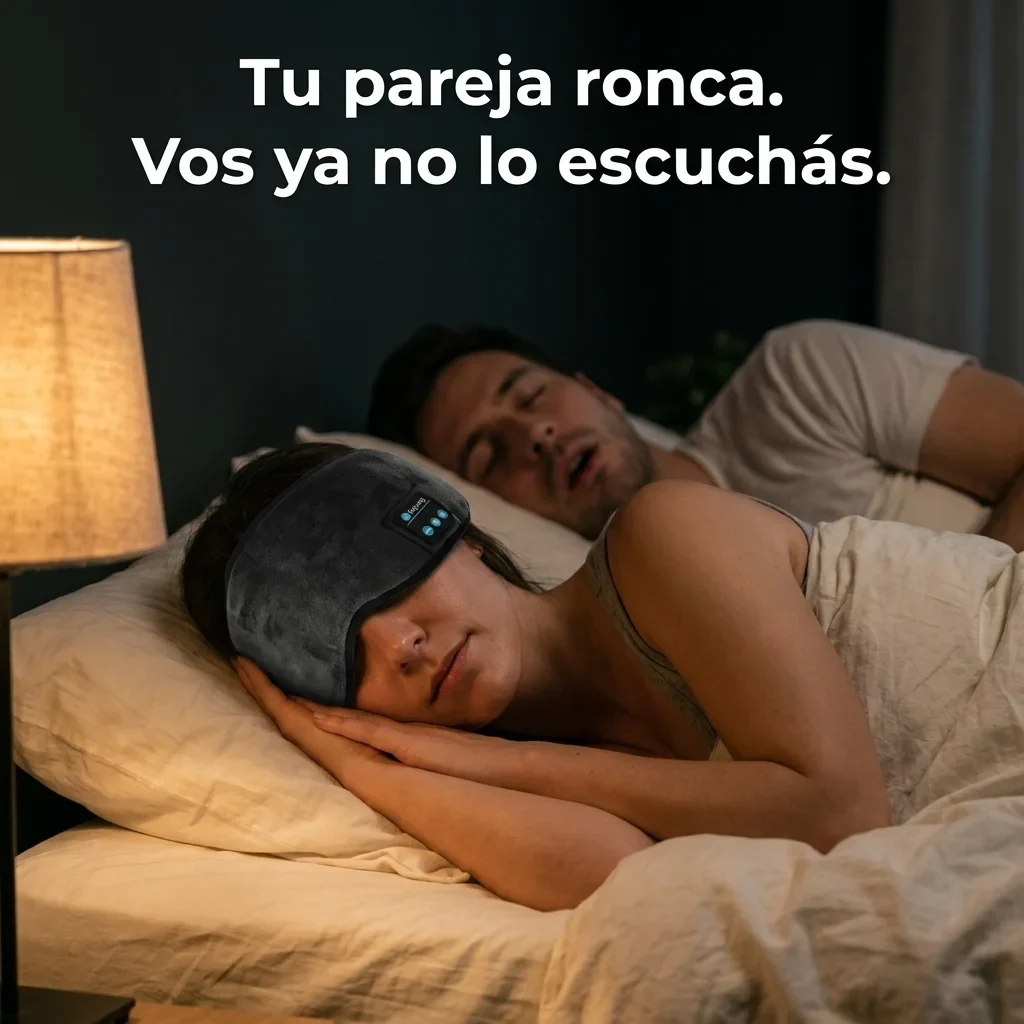 Antifaz Máscara Para Dormir Auriculares Bluetooth