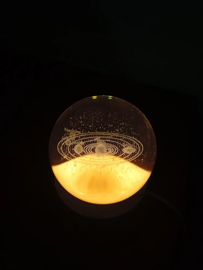 Esfera de cristal 3d