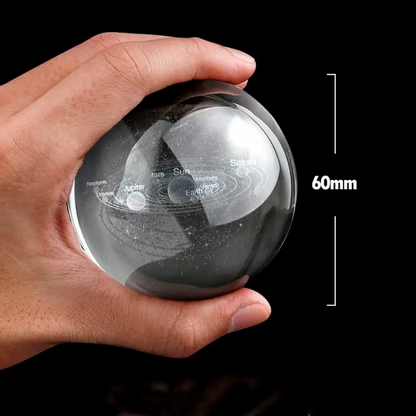 Esfera de cristal 3d