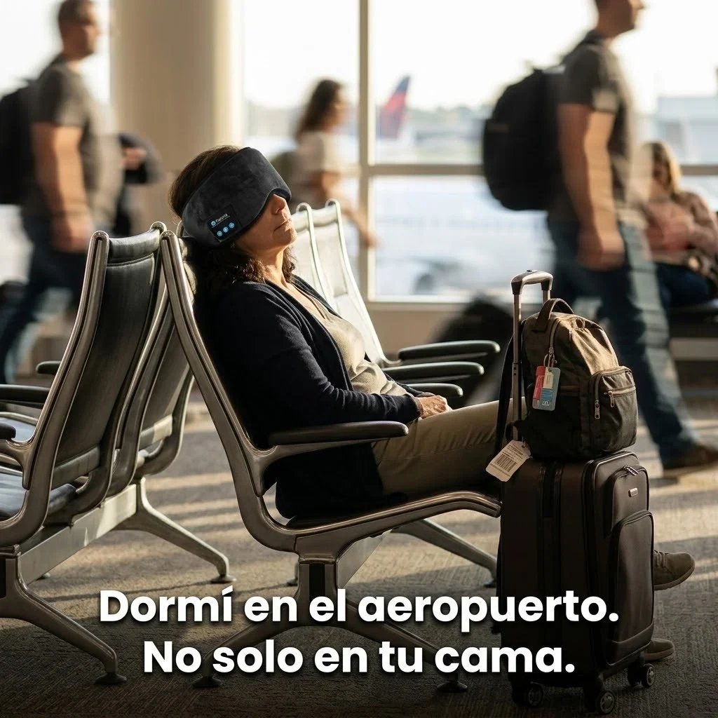 Antifaz Máscara Para Dormir Auriculares Bluetooth